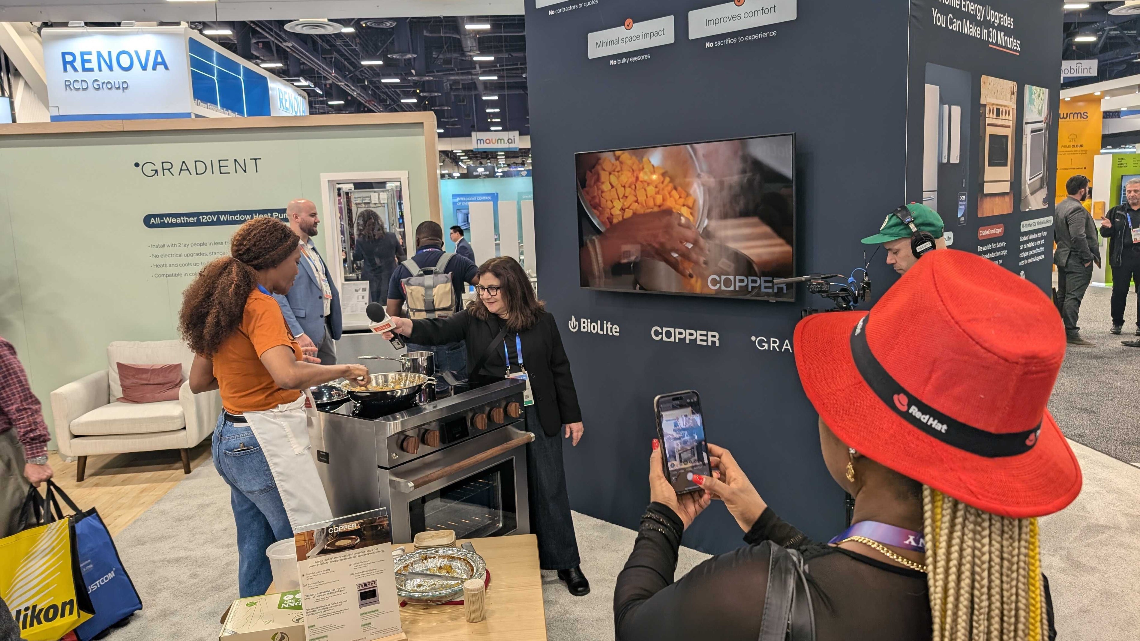 "The best booth I saw at CES!"