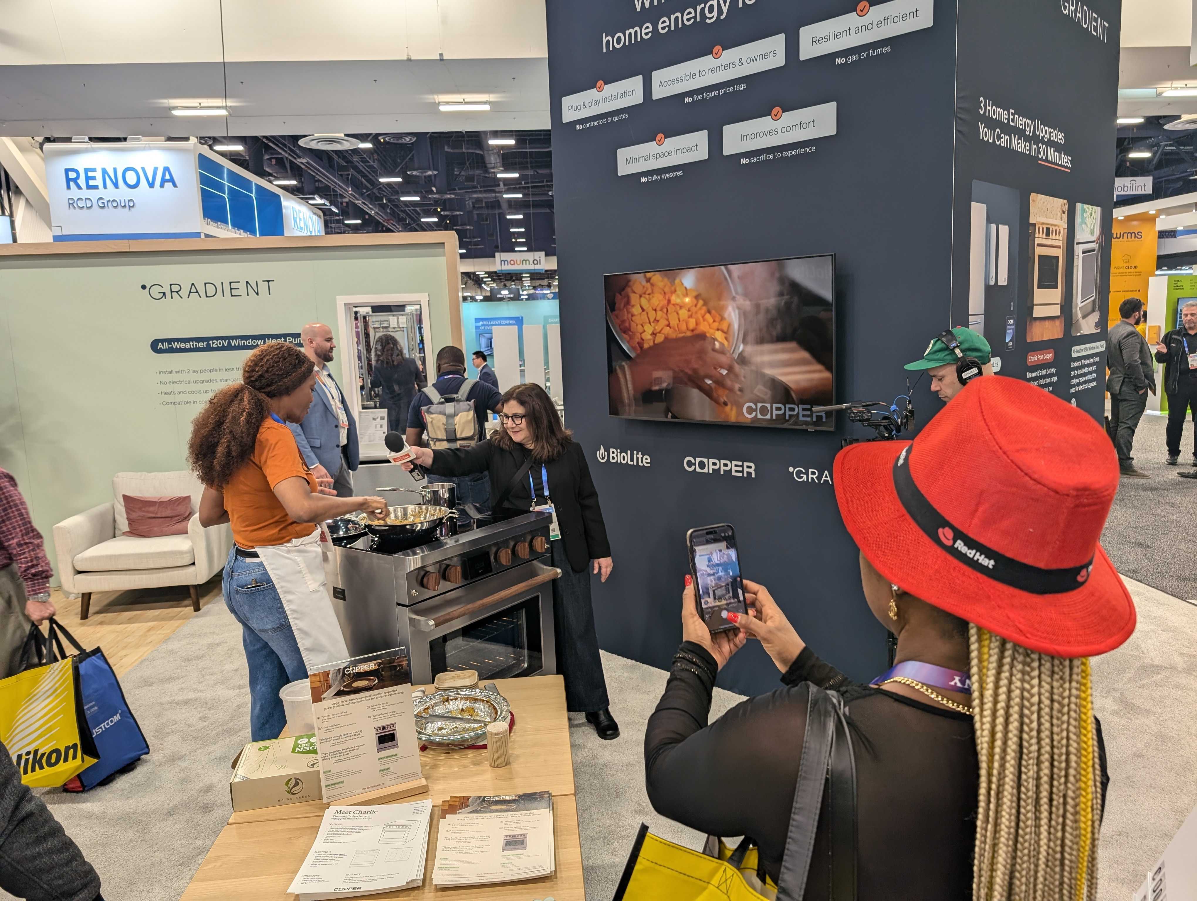 "The best booth I saw at CES!"